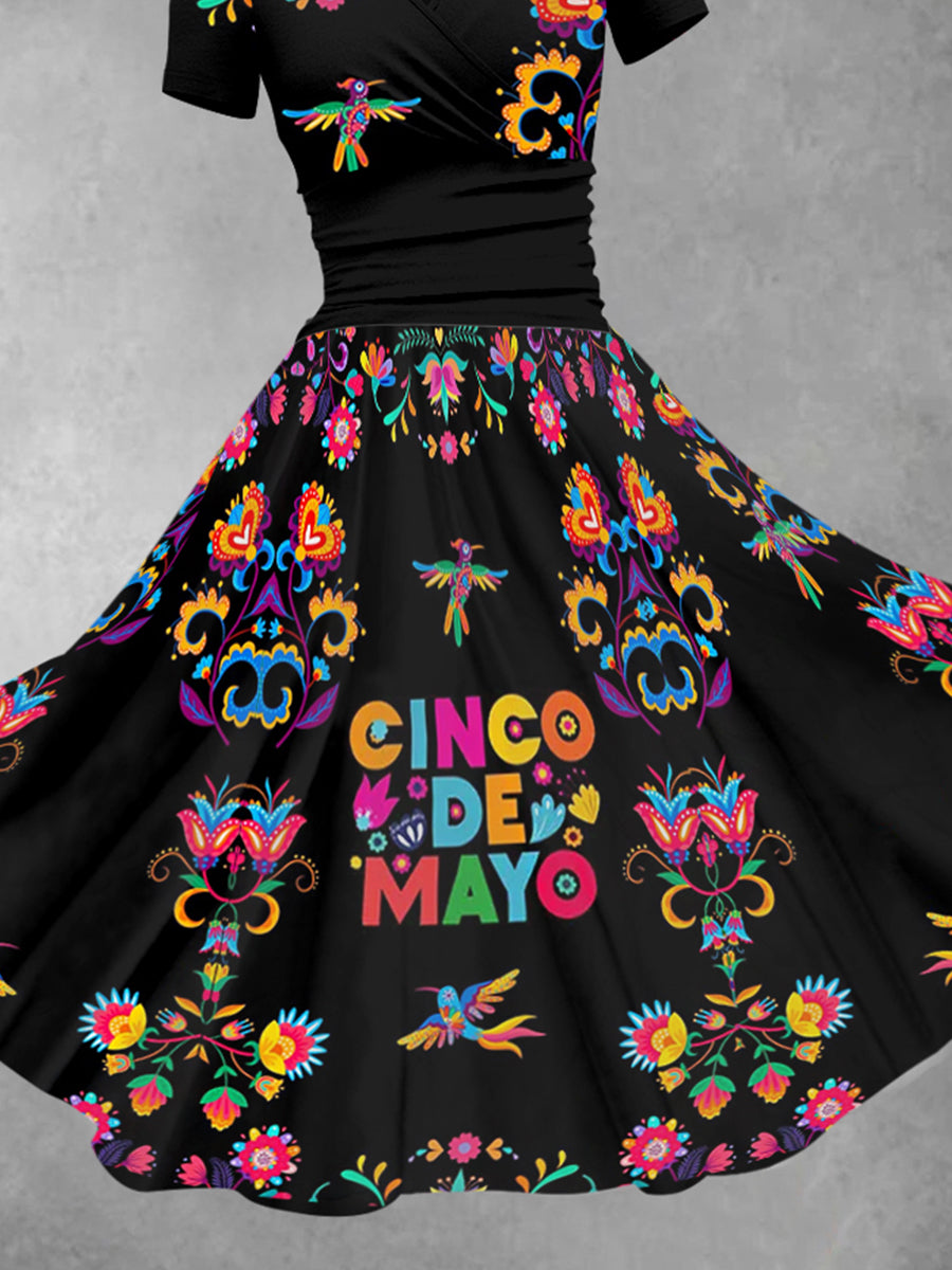 Vestido Estampado Cinco De Mayo para mujer
