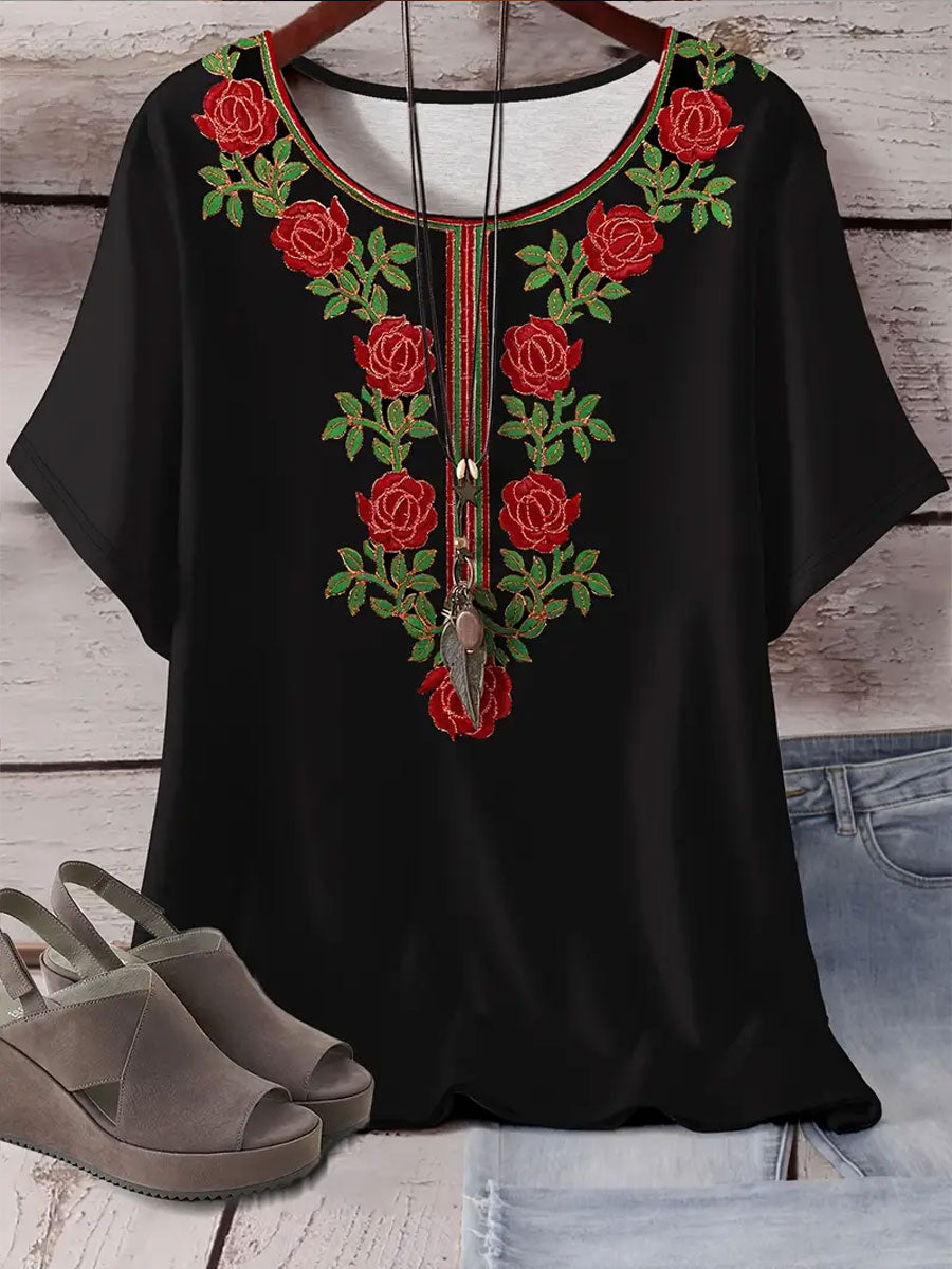 Top con estampado floral México Cinco De Mayo para mujer