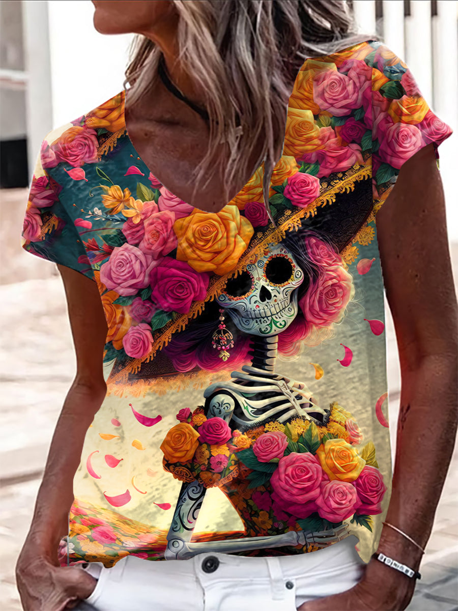 Camiseta con estampado Cinco de Mayo para mujer