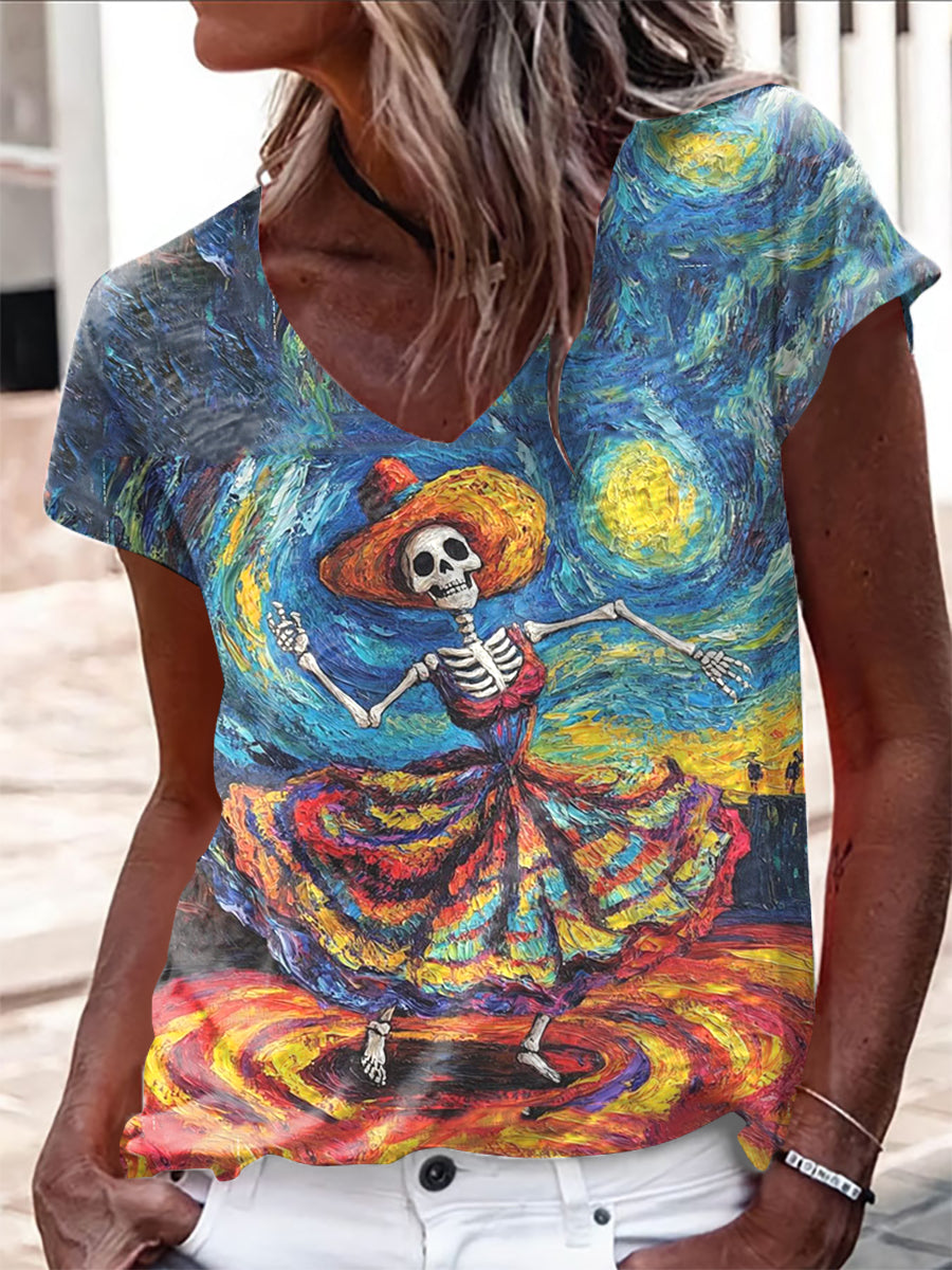 Camiseta con estampado Cinco de Mayo para mujer
