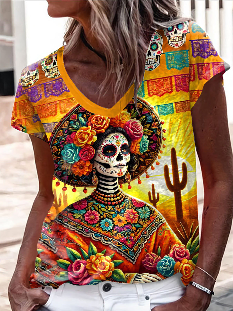Camiseta con estampado Cinco de Mayo para mujer