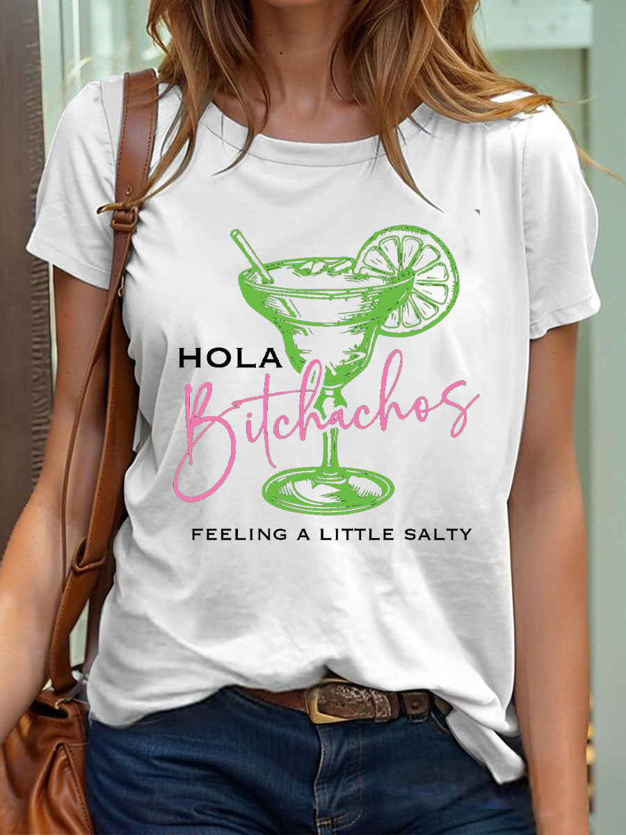 Top estampado mexicano Fiesta Cinco de Mayo Margarita para mujer