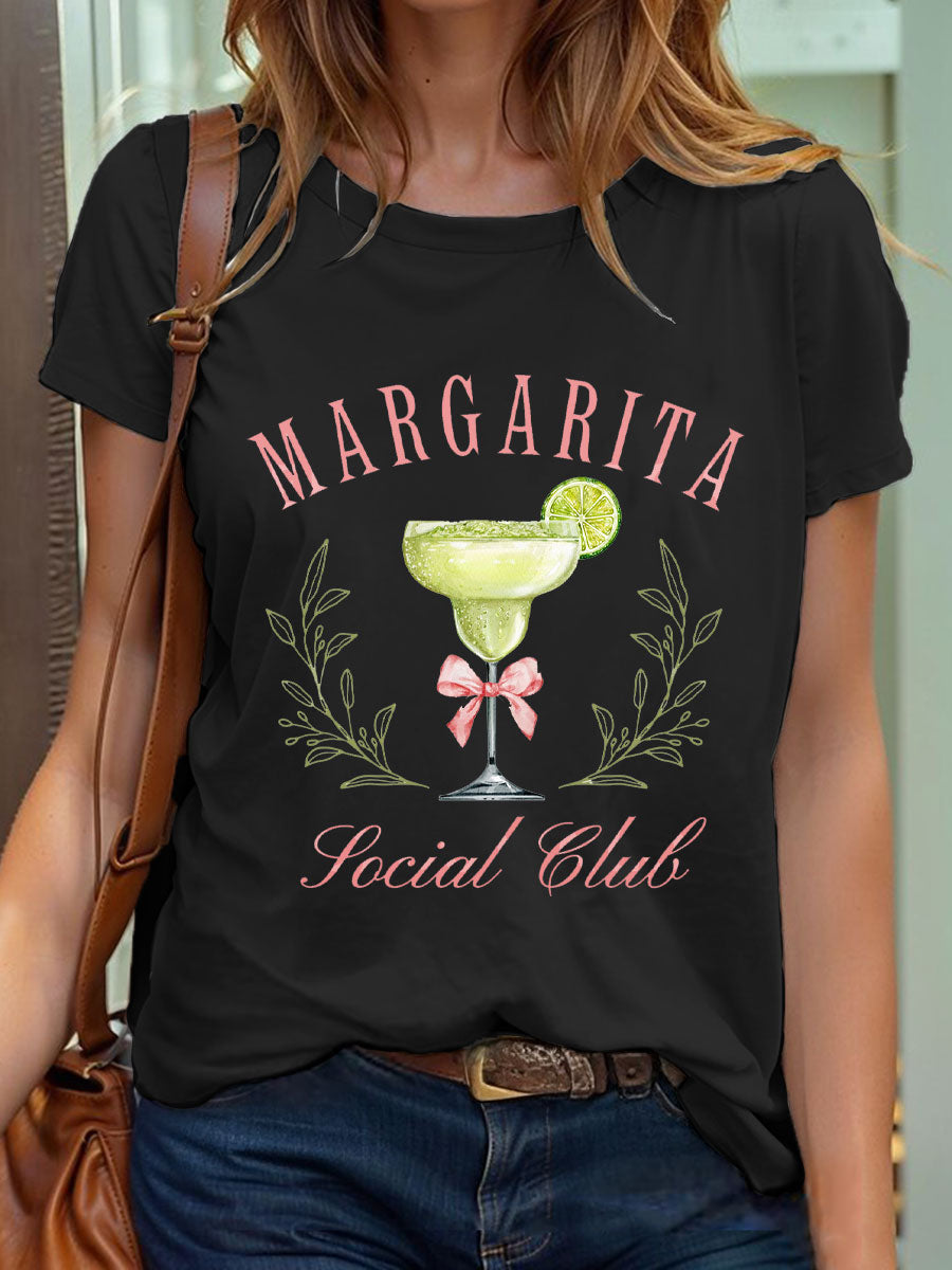 Top estampado mexicano Fiesta Cinco de Mayo Margarita para mujer