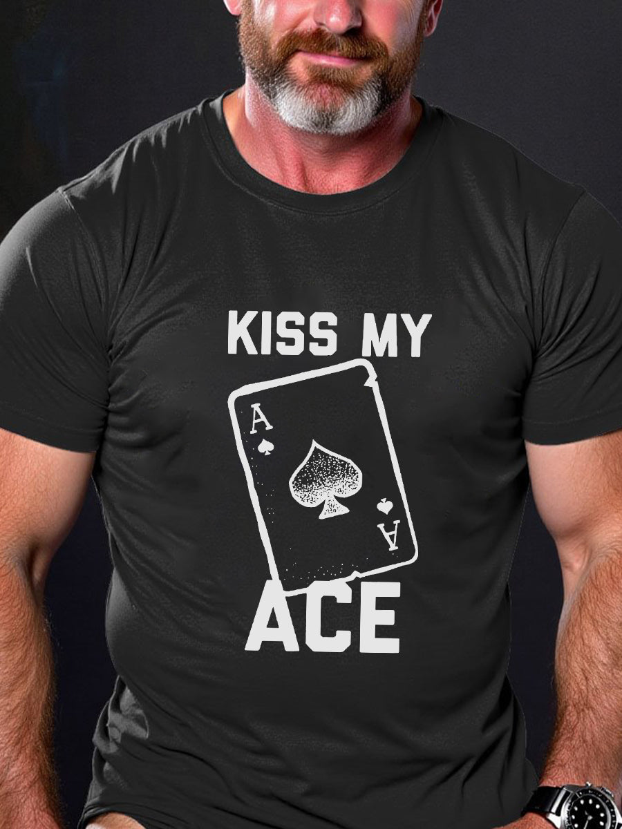 Camiseta del póker de los hombres