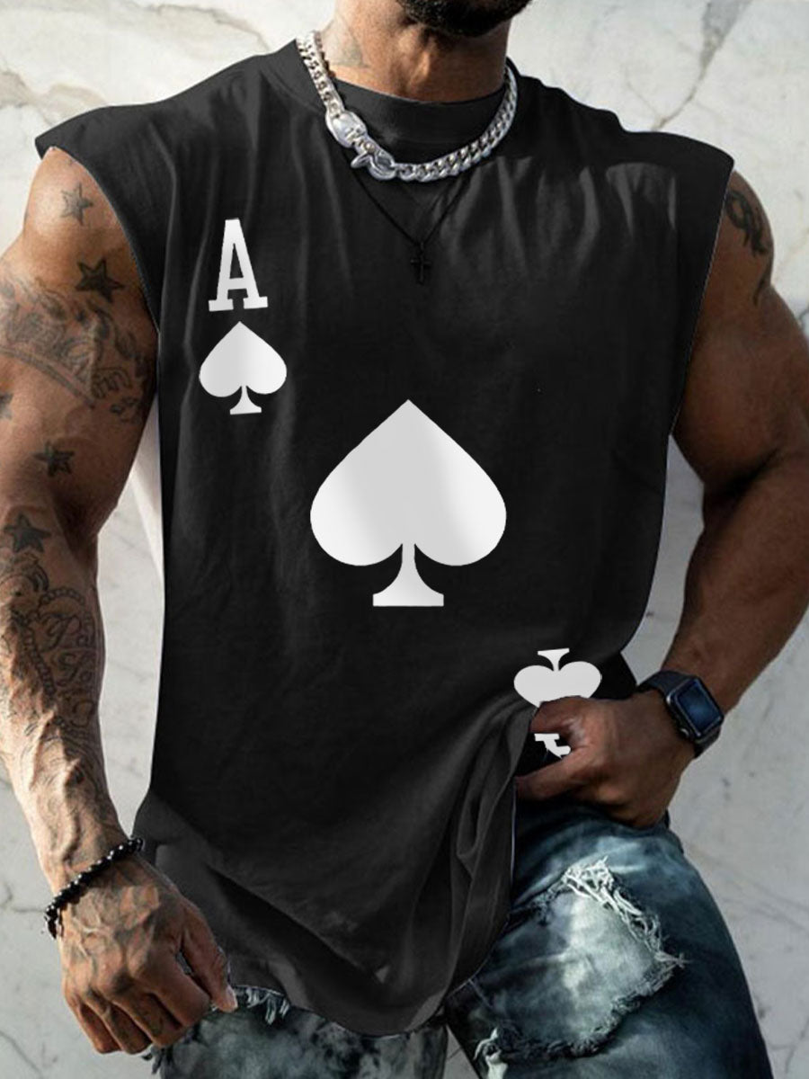Chaleco de poker Ace of Spades para hombre