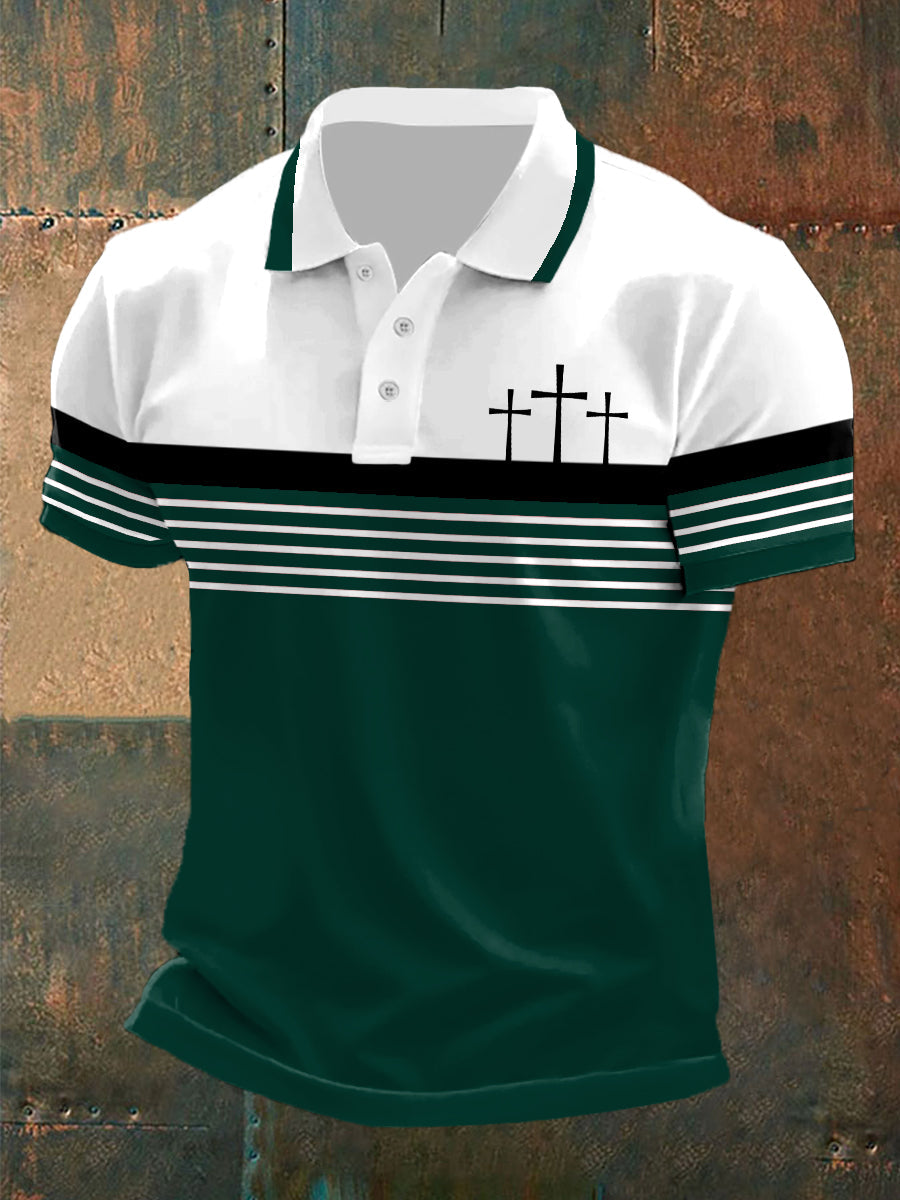 Polo de manga corta para hombre