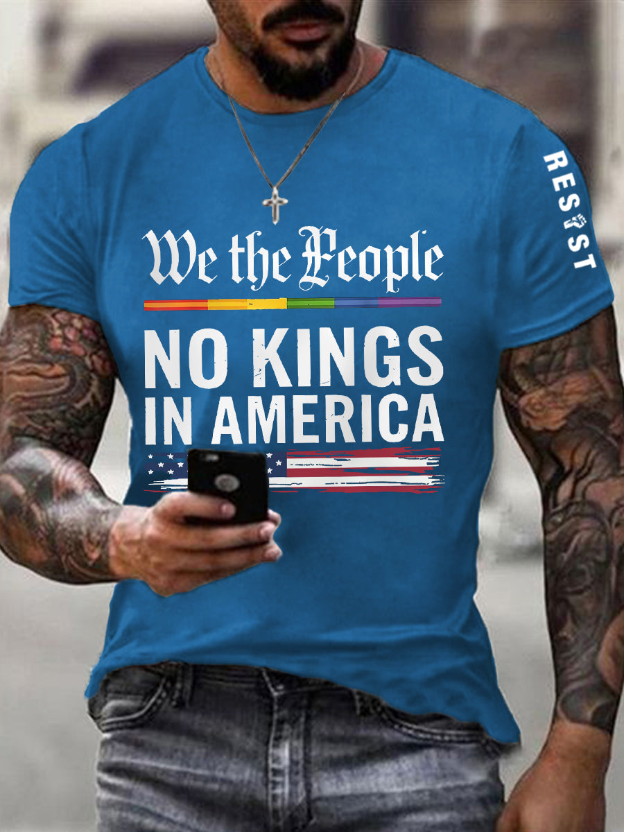 Camiseta We The People No Kings In America para hombre
