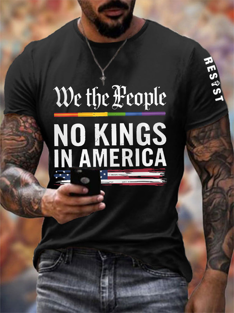 Camiseta We The People No Kings In America para hombre