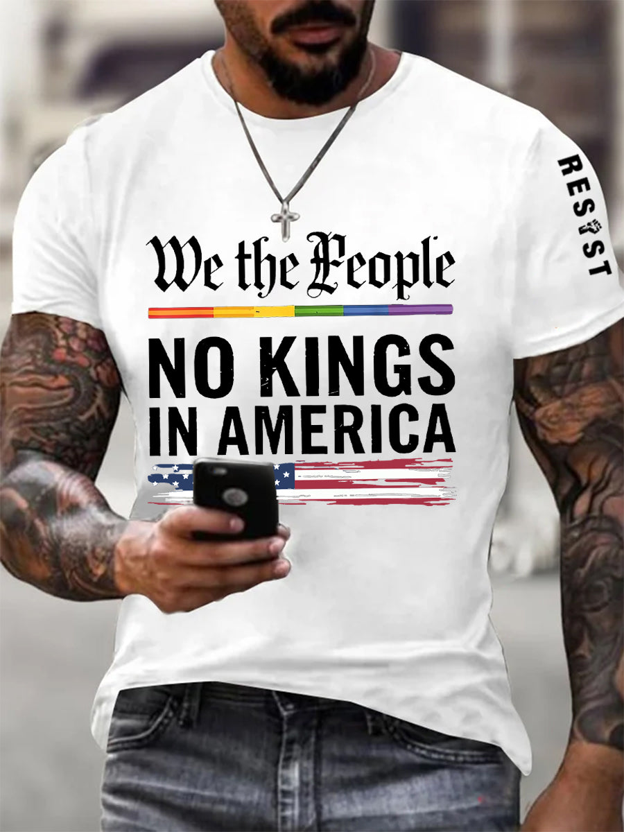 Camiseta We The People No Kings In America para hombre
