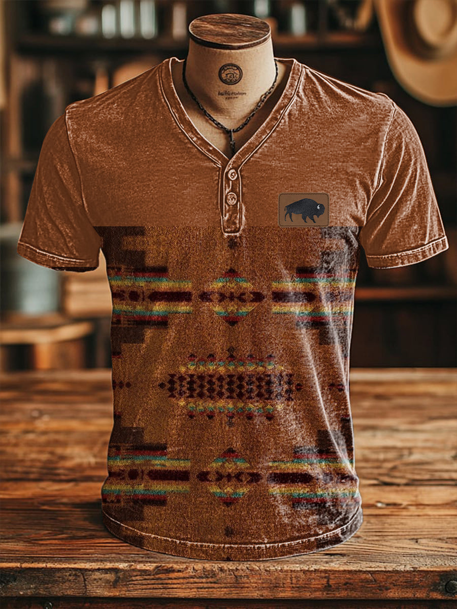 Camiseta americana nativa de los hombres