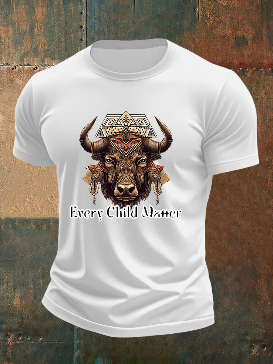 Camiseta casual impresa de Every Child Matters para hombre