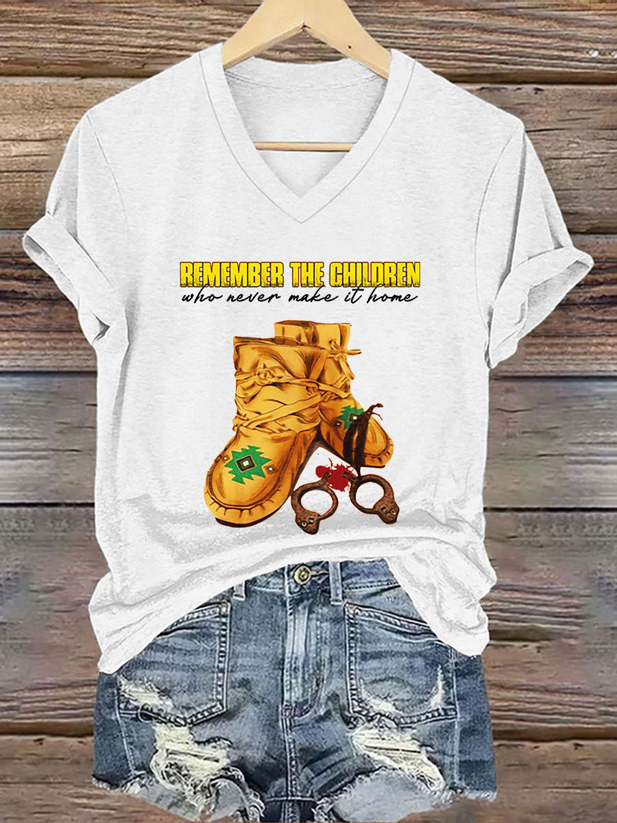 Camiseta estampada Every Child Matters para mujer