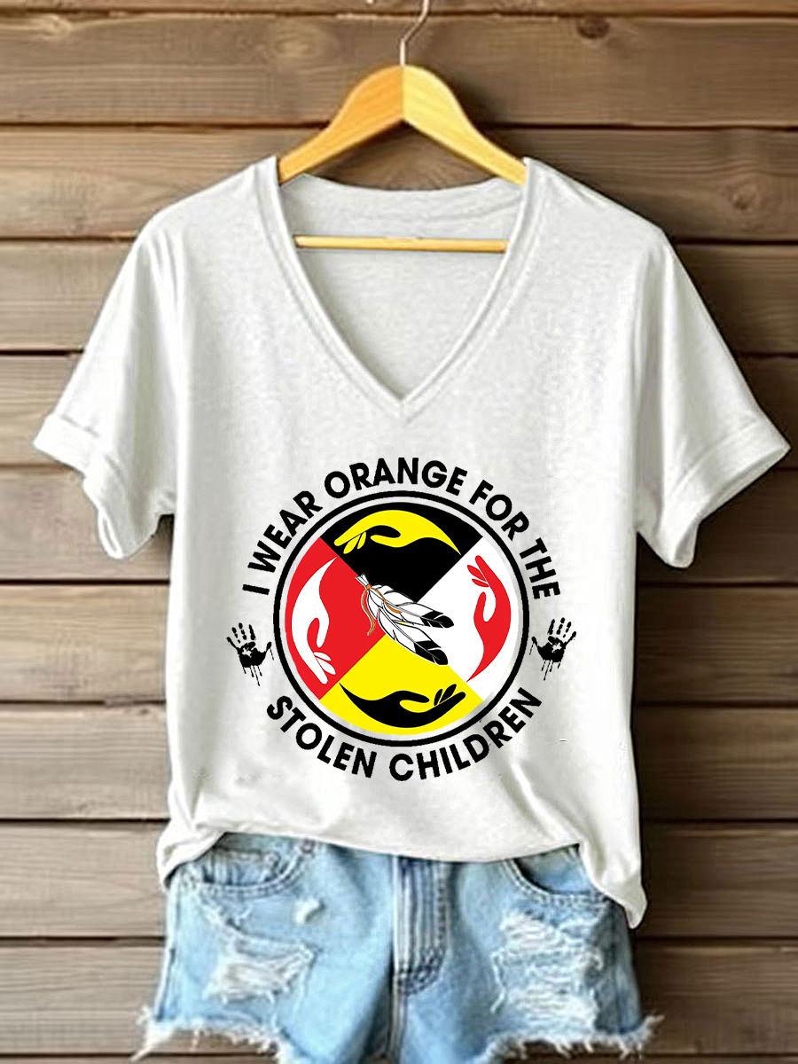Camiseta casual impresa de Every Child Matters para mujer
