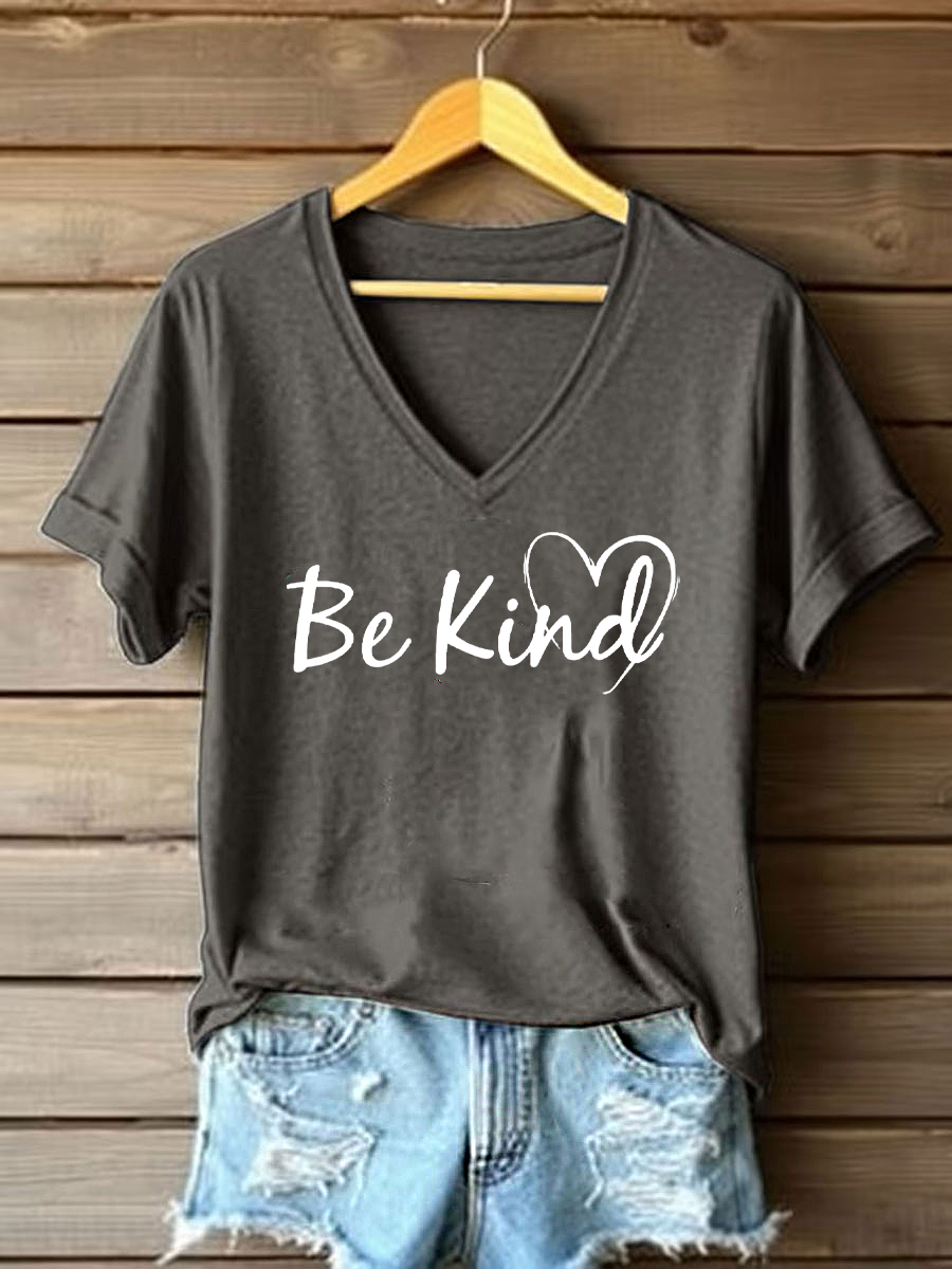 Mujer Be Kind Every Child Matters Print Camiseta