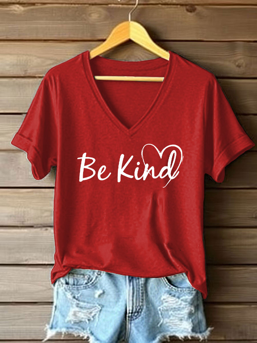 Mujer Be Kind Every Child Matters Print Camiseta