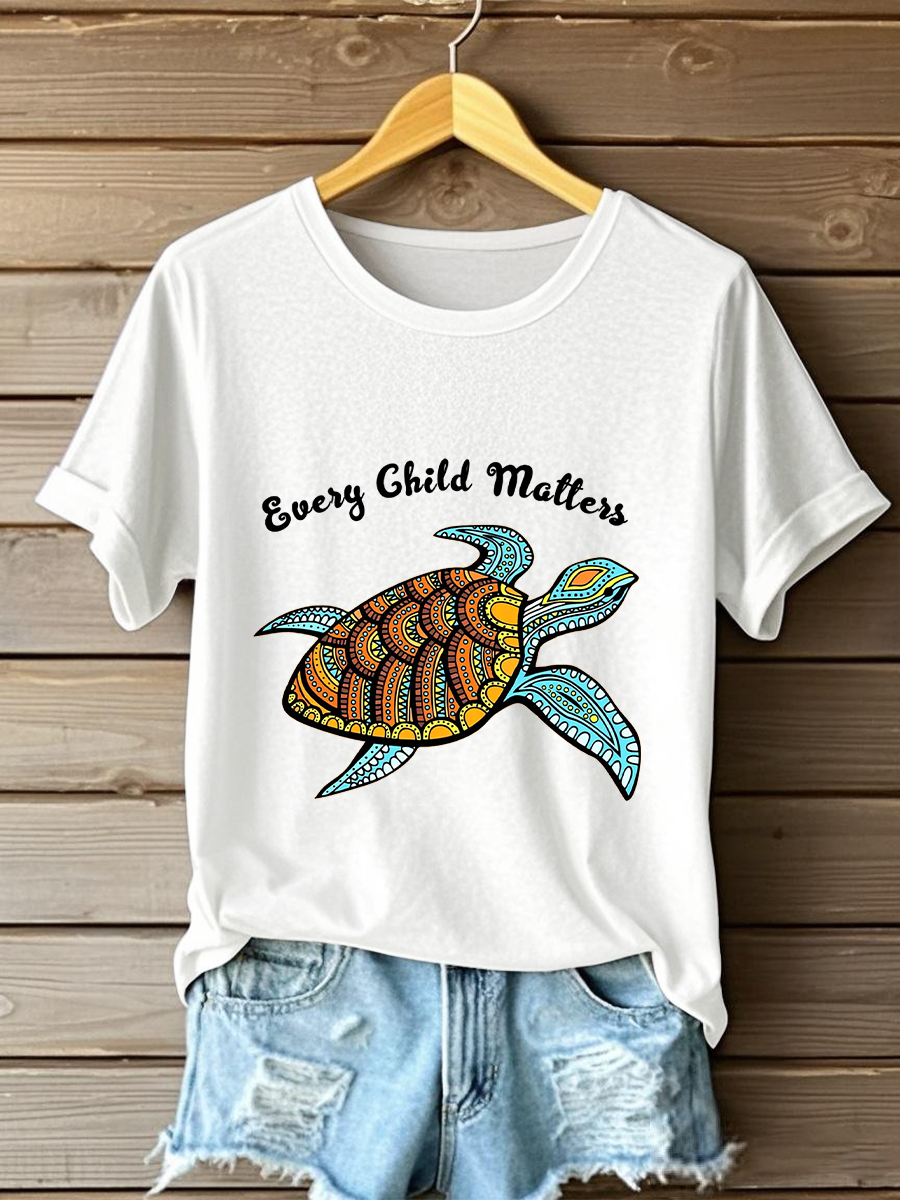 Camiseta estampada Every Child Matters para mujer