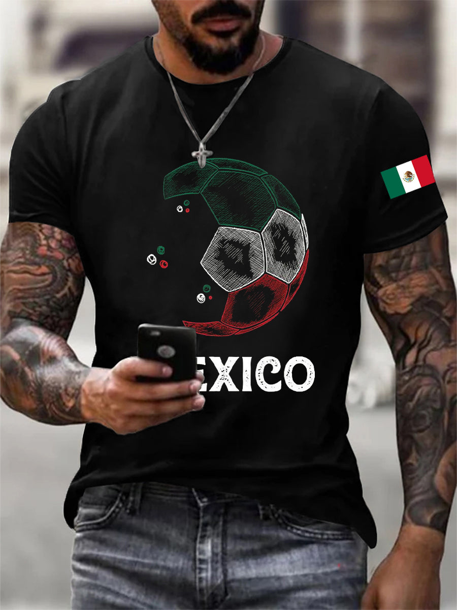 Camiseta con estampado México Soccer Team para hombre