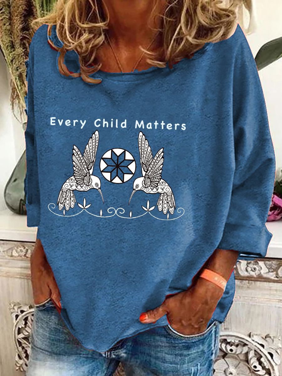Top casual estampado Every Child Matters para mujer