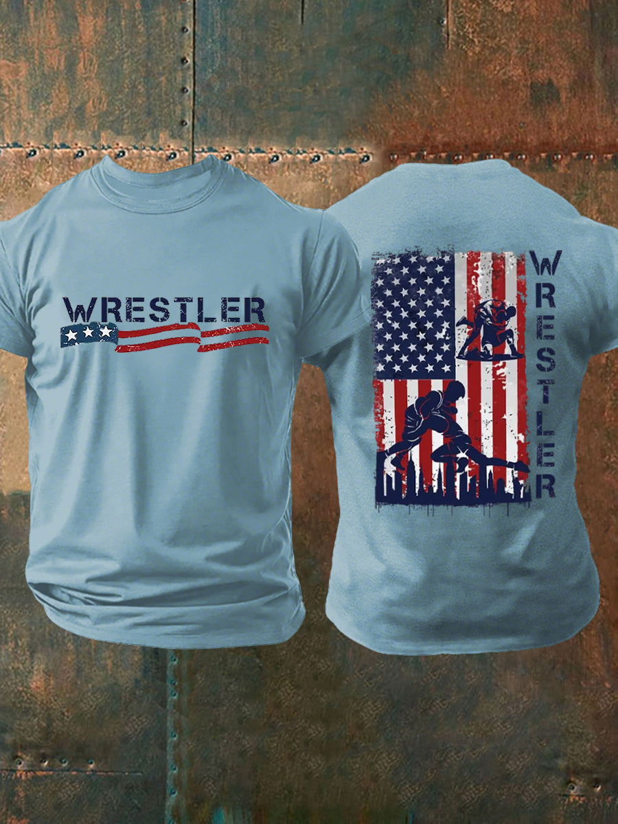 Camisetas hombre de wrestling entusiasta
