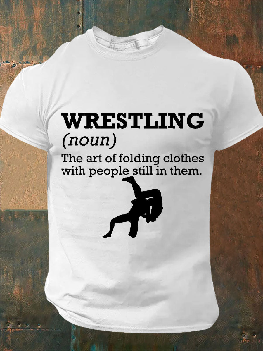 Camisetas de Definición de Lucha de los hombres