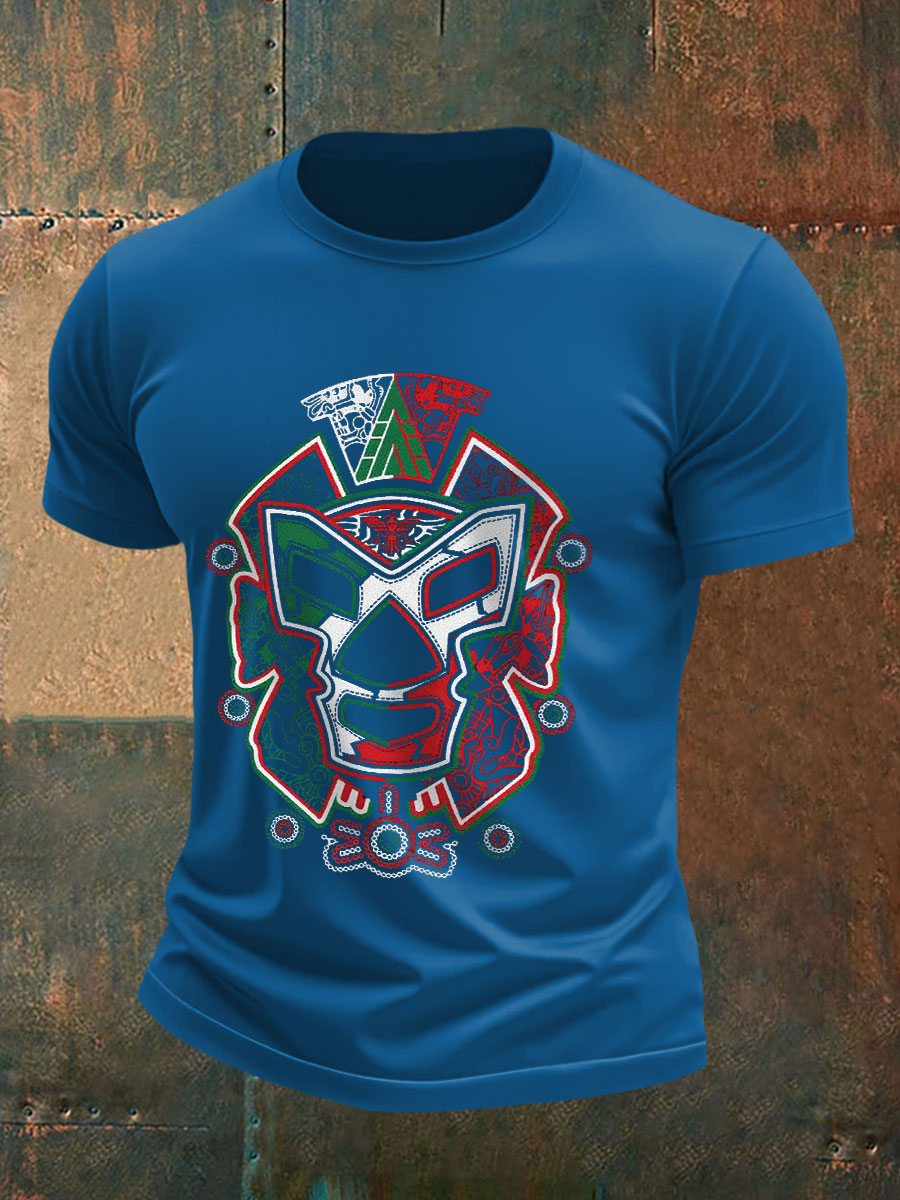 Camisetas de Hombre Mexican Wrestling Mask