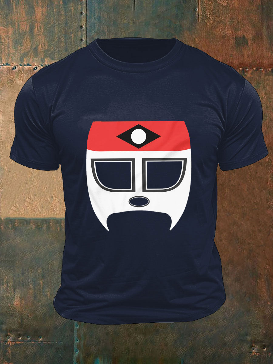 Camisetas de Hombre Wrestling Mask