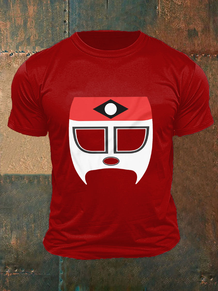 Camisetas de Hombre Wrestling Mask
