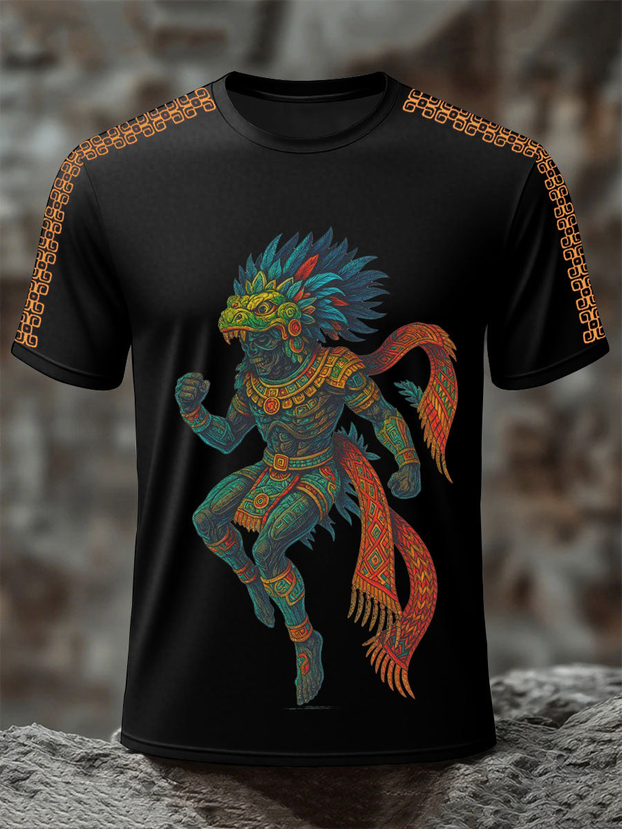 Camisetas de Hombre Aztec Warrior
