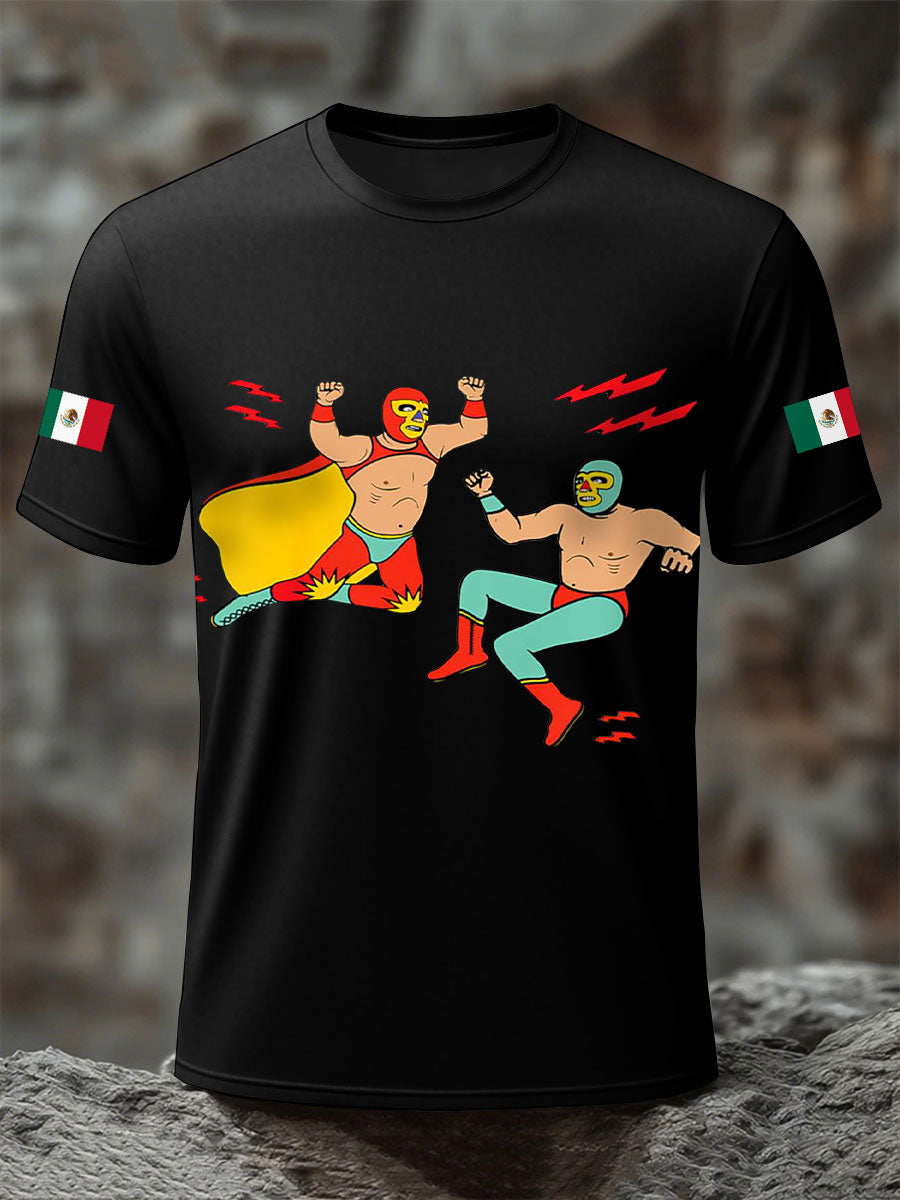 Men's Camisetas de Lucha Libre Mexicana