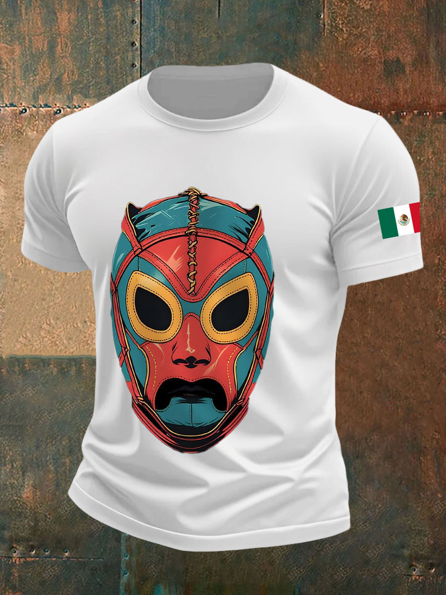 Men's Camisetas de Máscara de Lucha