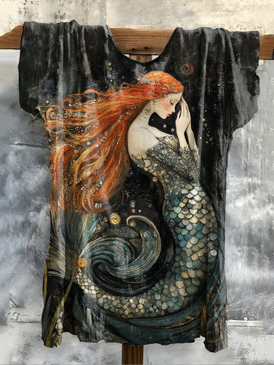 Women's Camisetas Mermaid Art Print