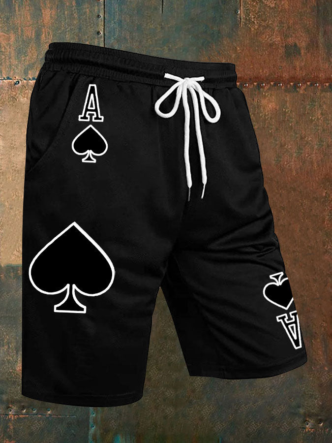 Shorts Ace of Spades Poker para hombre