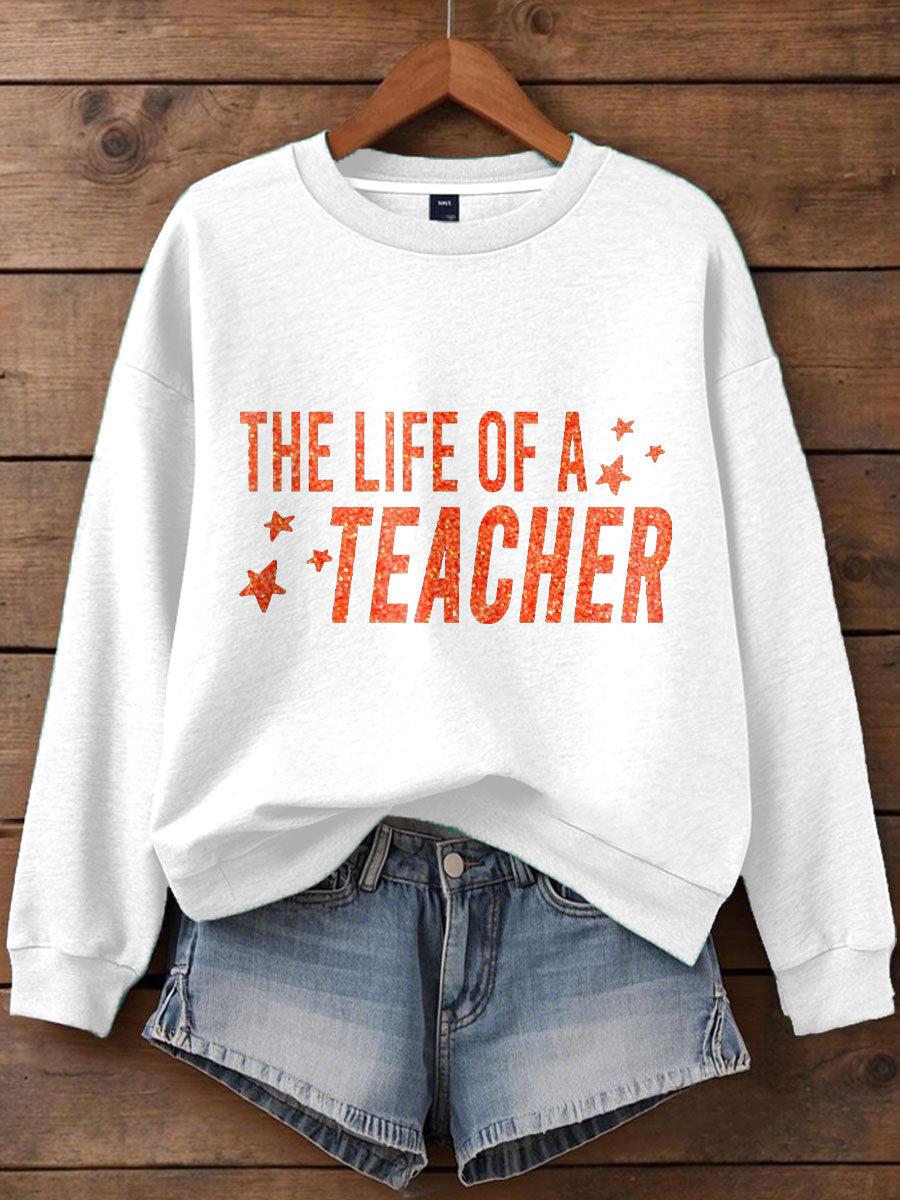 La vida de las mujeres de un profesor Impreso Sudadera