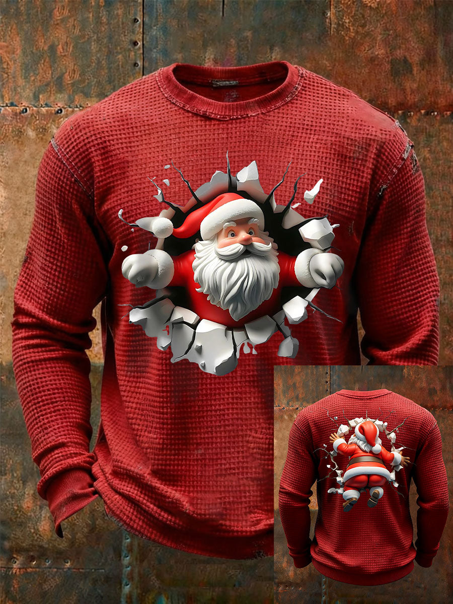 Camiseta casual de Navidad para hombre