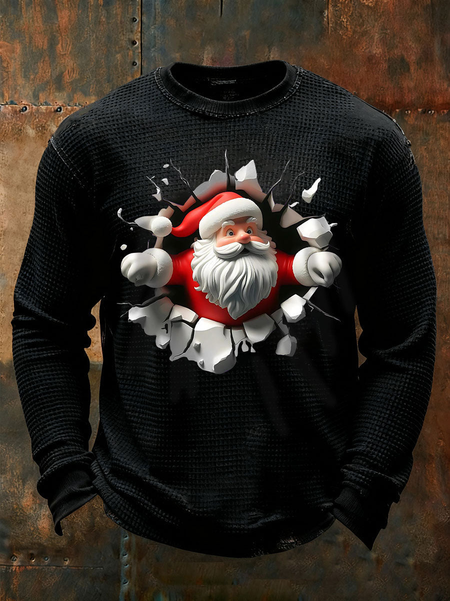 Camiseta casual de Navidad para hombre