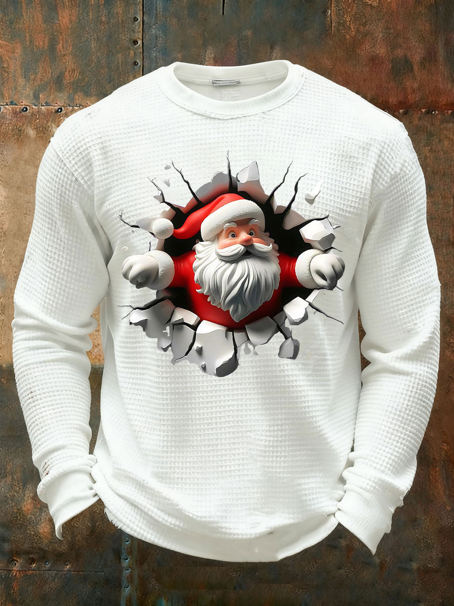 Camiseta casual de Navidad para hombre