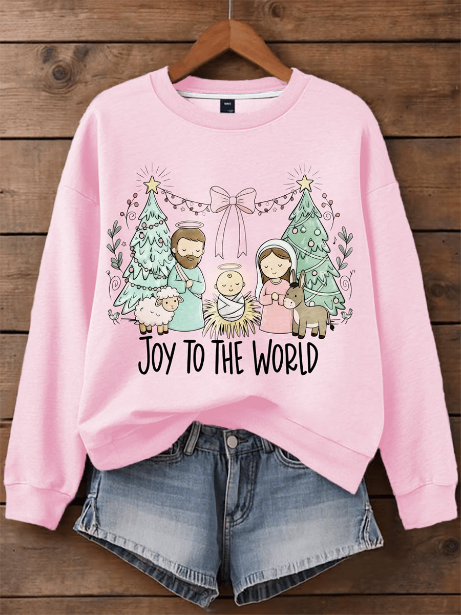 Sudadera Joy To The World para mujer