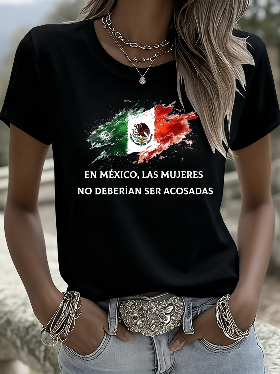 Camiseta casual para mujer "Protect Women"