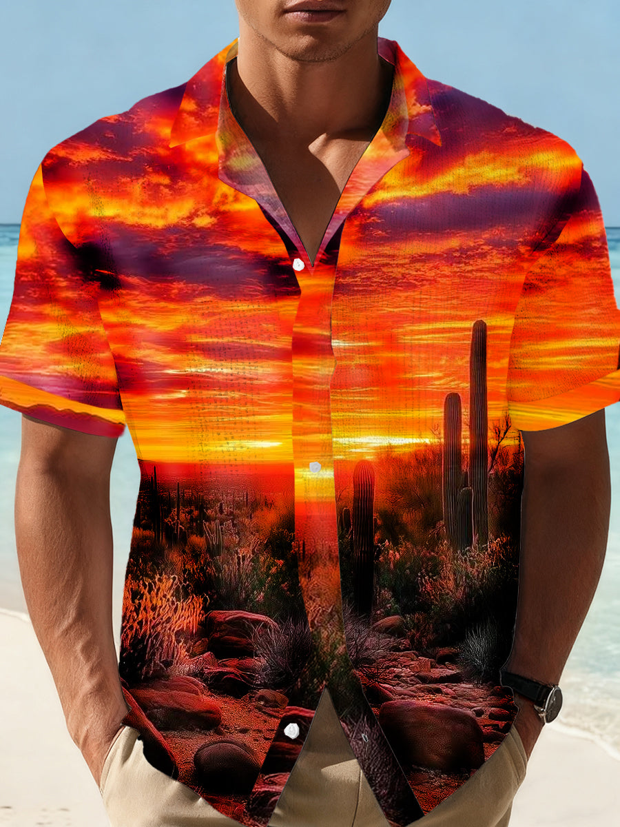 Camisa cómoda suelta casual de los hombres