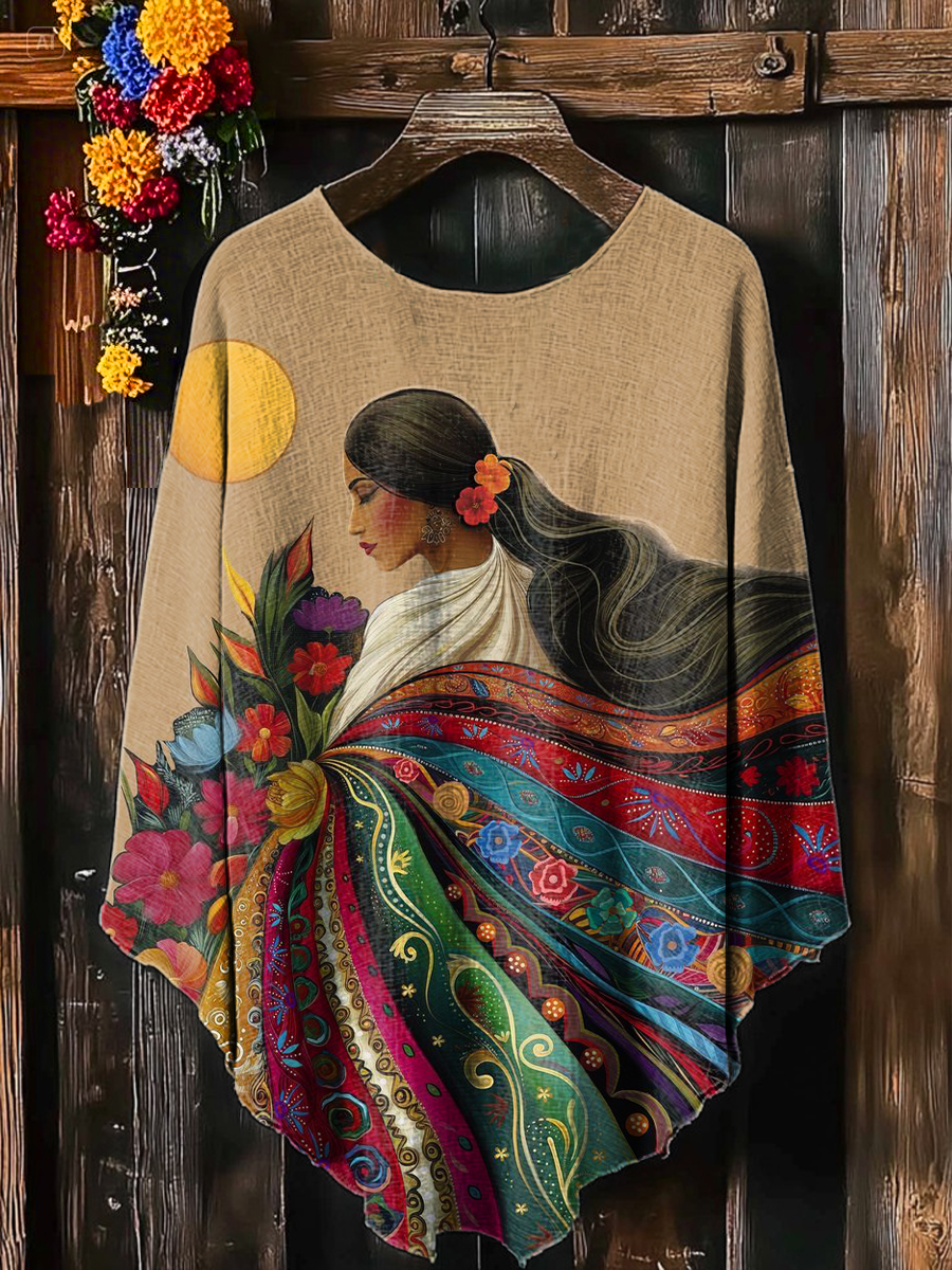 Chal Estampado Unisex Fiesta Cinco De Mayo Mexicano