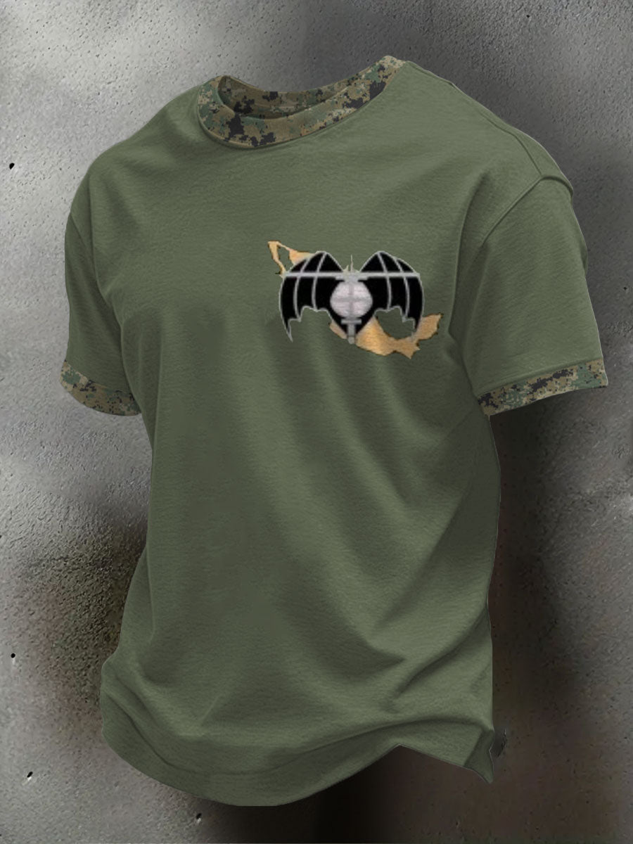 Camiseta estampada México GAFE Veteran Military Lover para hombre