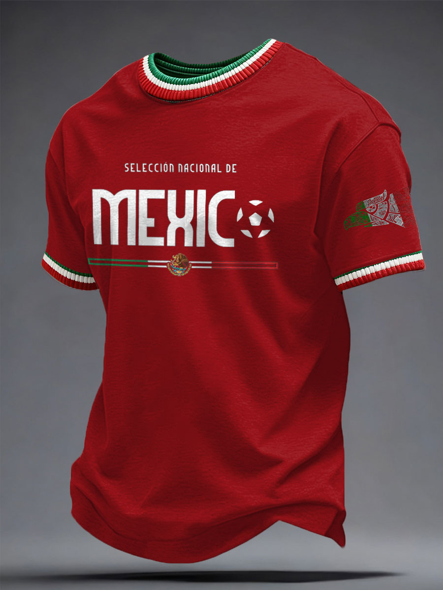 Camiseta estampada México Football Lover para hombre