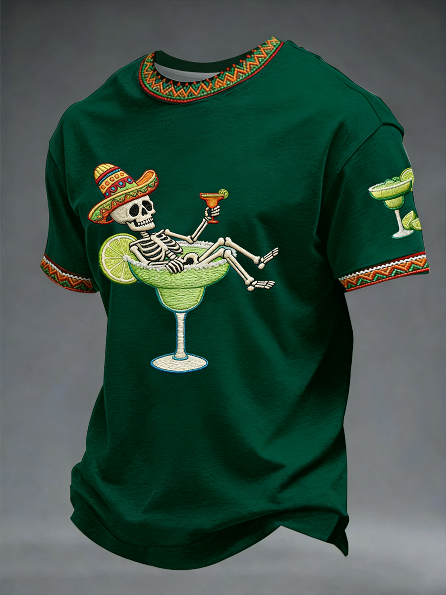 Camiseta manga corta para hombre del Quinto Festival de Mayo