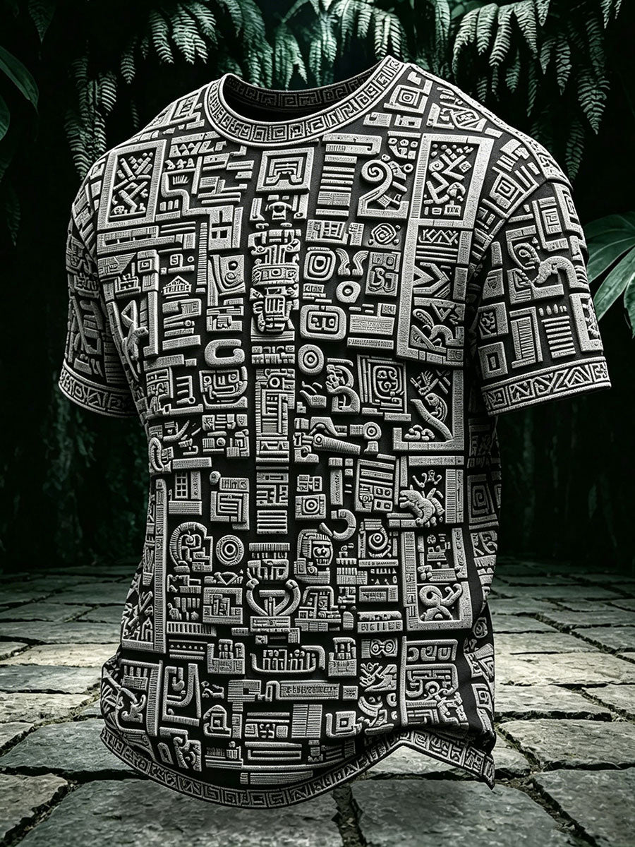Camisetas aztecas para hombre