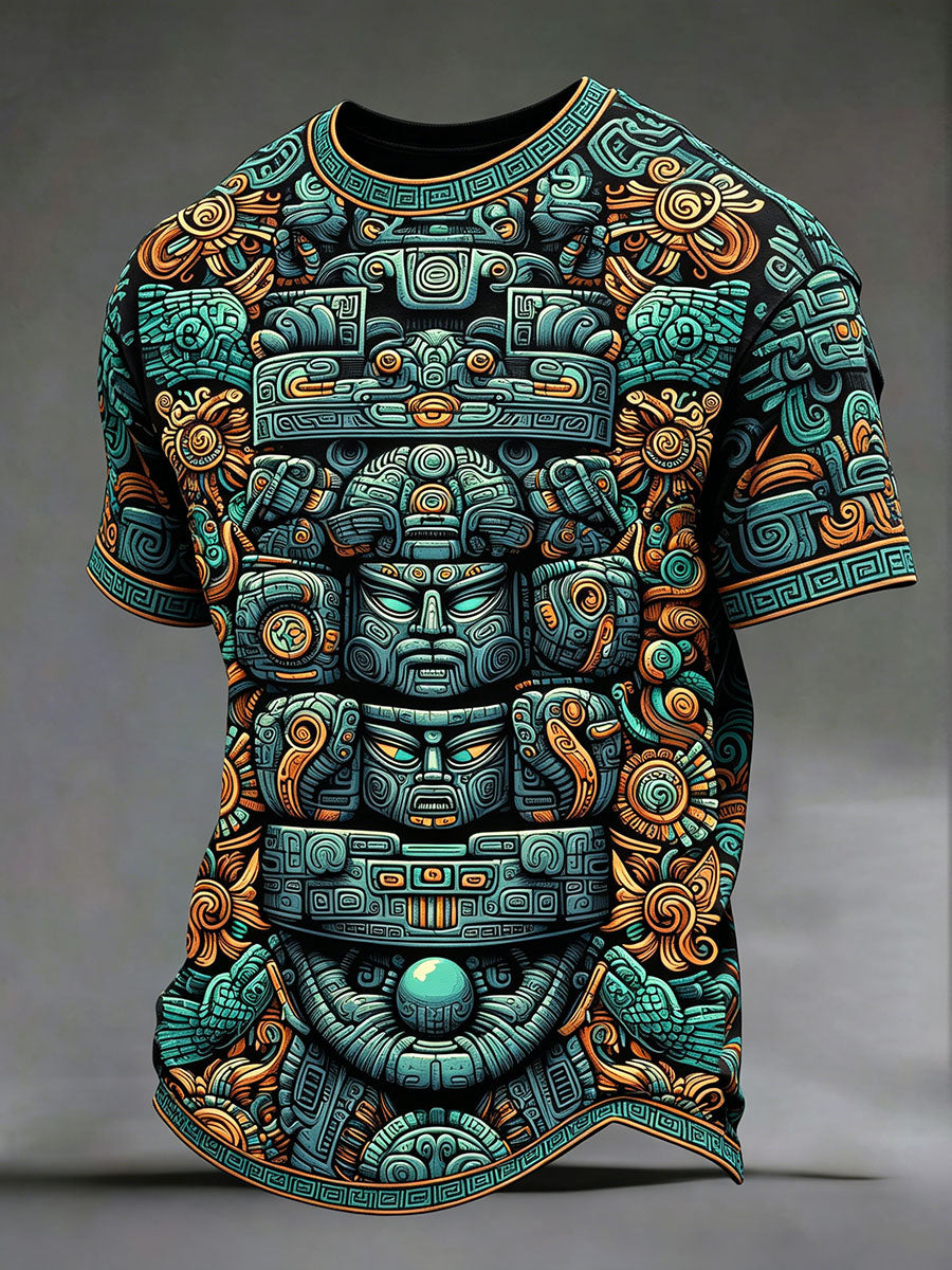 Camisetas aztecas para hombre
