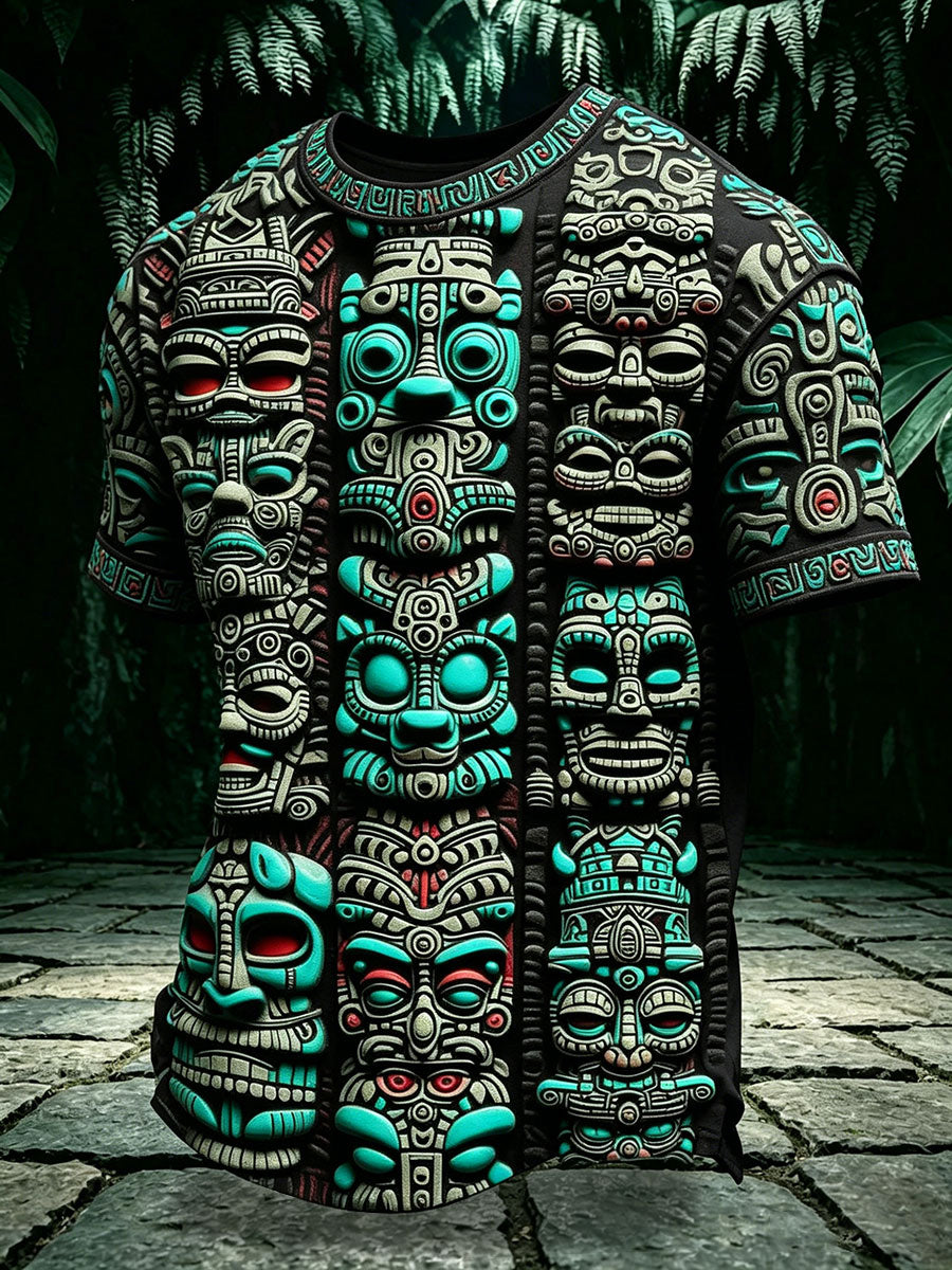 Camisetas aztecas para hombre