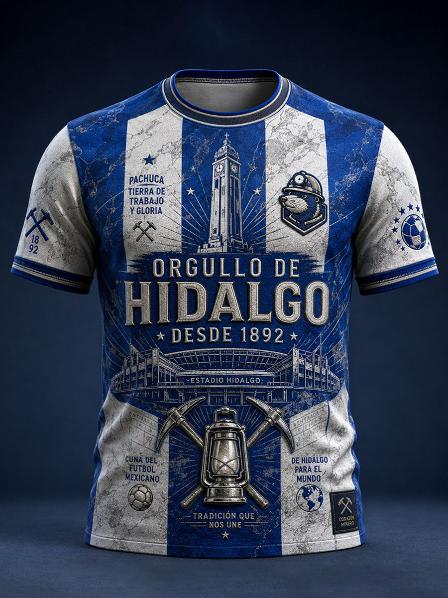 Camiseta estampada México Football Lover Tugos Art para hombre