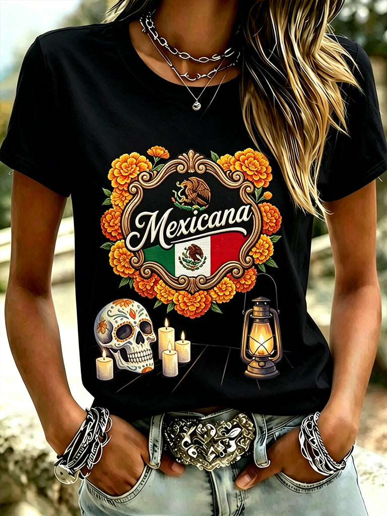 Camiseta de manga corta Cliff Bar Mexico para mujer