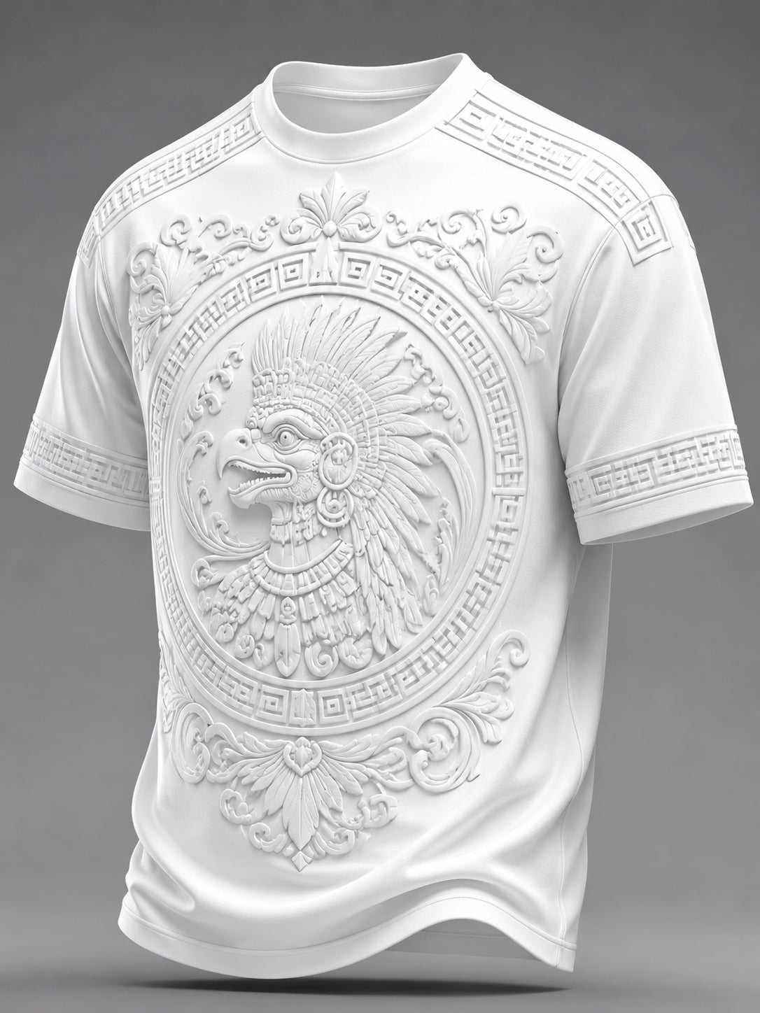 Mexican Aztec Totem Art Print Camiseta