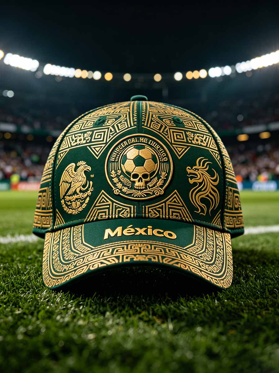 Gorra estampada de la Liga Mexicana de Fútbol